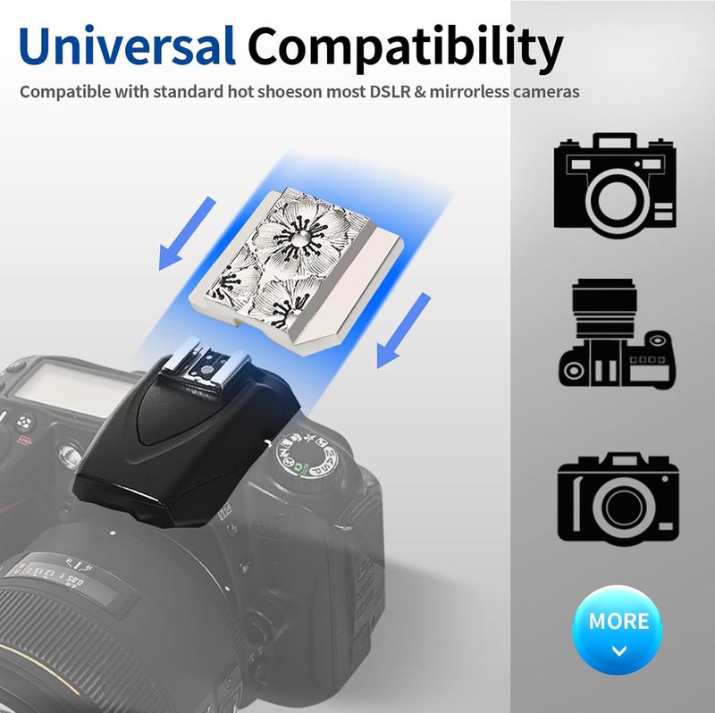 DBZZ Camera Hot Shoe Cover Protector Cap for Canon Nikon Panasonic Fujifilm Olympus Pentax Sigma DSLR/SLR/Evil Camera - Image 2
